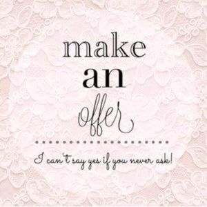 Open to reasonable offers :)